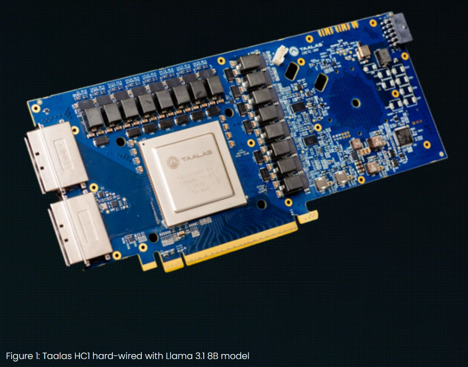 Taalas implementoval AI modely přímo do křemíku - výkon je brutální 