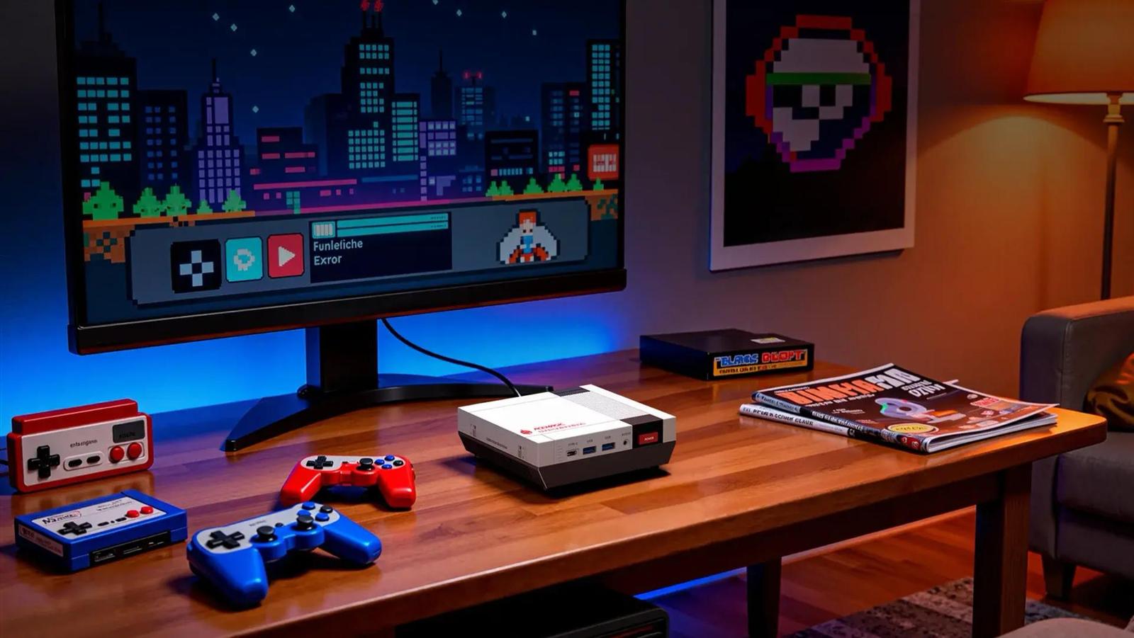 Mini PC AceMagic Retro X5 ve stylu konzole NES ukrývá Ryzen AI 9