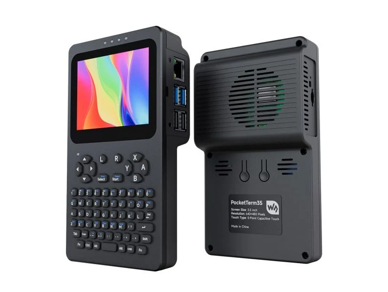 Kapesní počítač PocketTerm35 běží na platformě Raspberry Pi